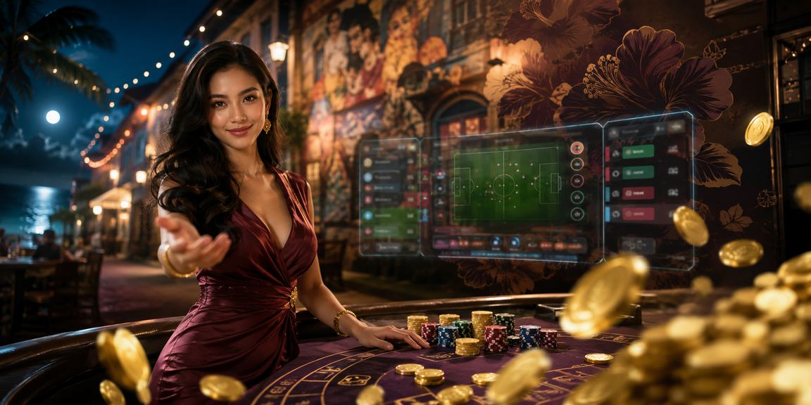 Pemain poker dalam talian hengongbet menikmati meja Texas Hold'em di Pulau Pinang dengan suasana meriah